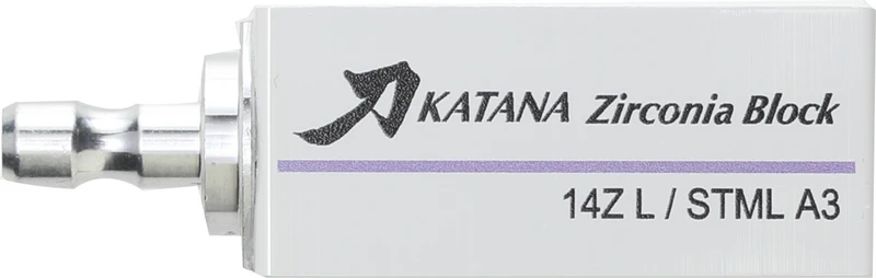 KATANA Zirconia Block  Packung  3 Stück Größe 14Z L, A3