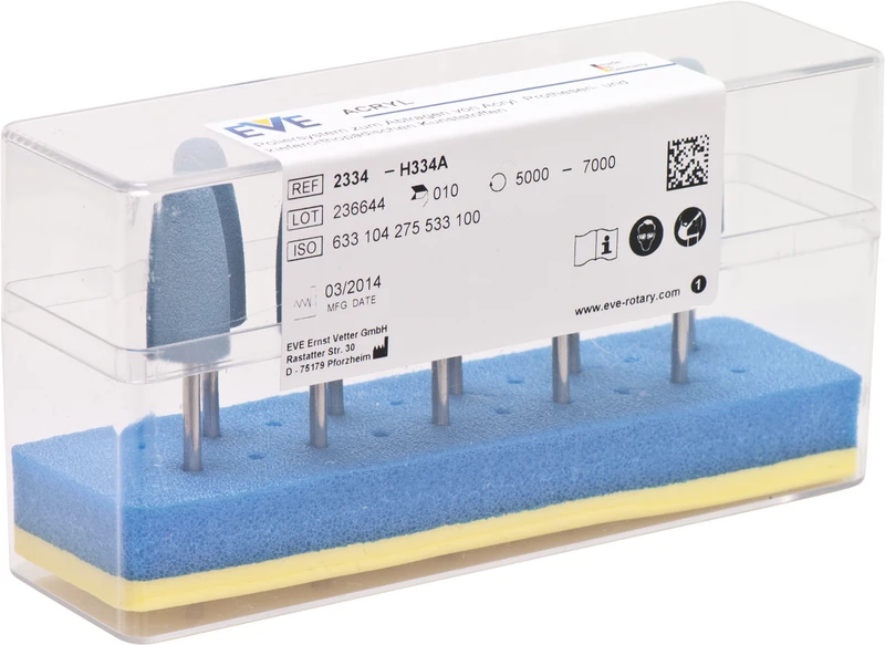 EVE ACRYL  Packung  10 Stück blau, grob H334A