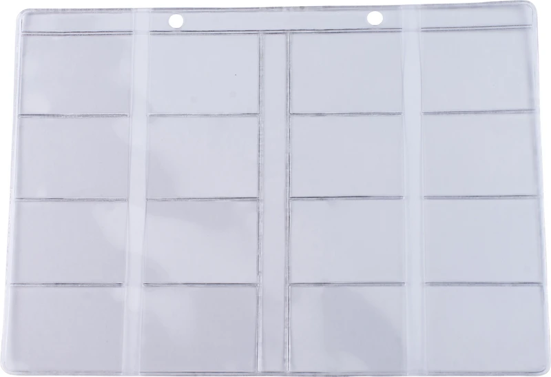 Dentalfilmtasche  Packung  50 Stück Filmformat 3 x 4 cm für 16 Zahnfilme zum Abheften, ohne Datenfeld, mit Lochung, Nr. 80256