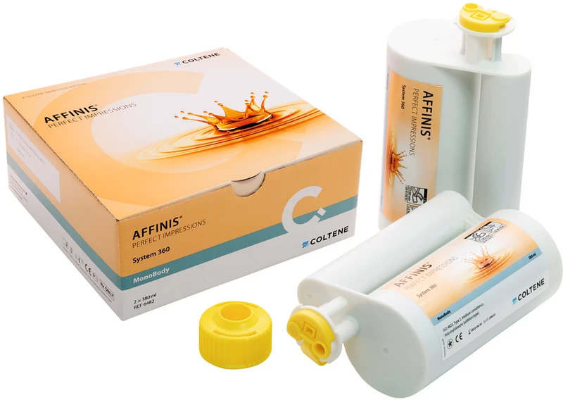 AFFINIS® System 360  Nachfüllpackung  2 x 380 ml Doppelkartusche mono body, 1 System 360 Fixationsring