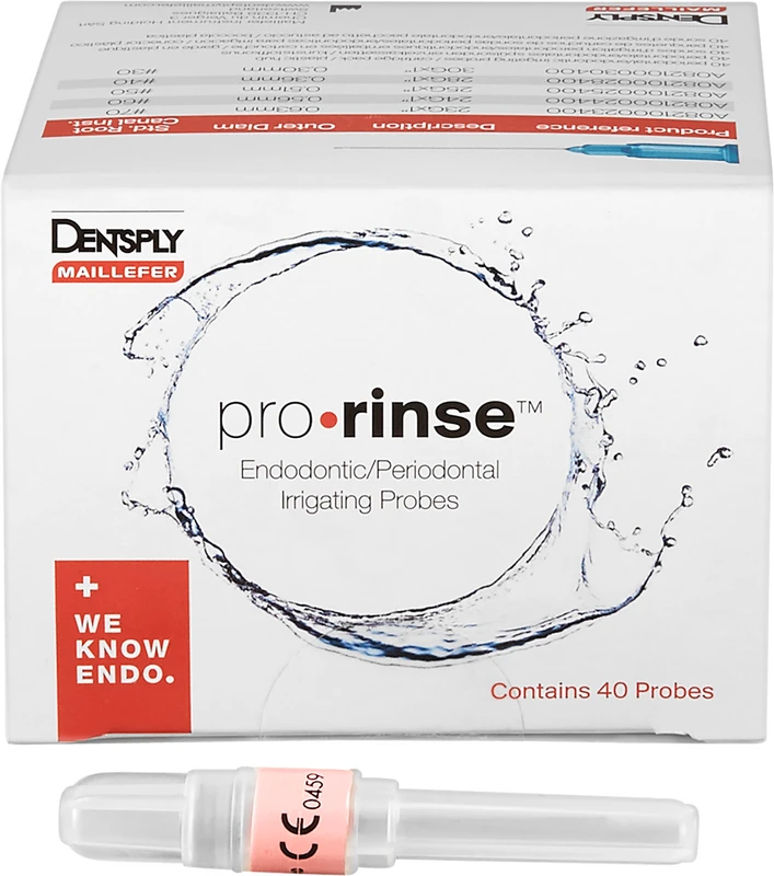 pro.rinse  Packung  40 Stück rot, Ø 0,36 mm, 28GA