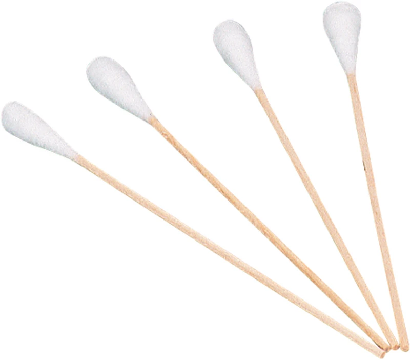 Wattestäbchen  Beutel  50 Stück 15 cm, großer Kopf (4-5 mm)