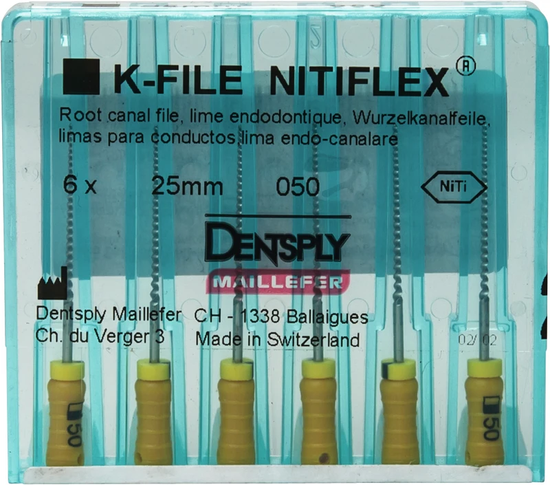 File NiTiflex  Packung  6 Stück 25 mm ISO 050