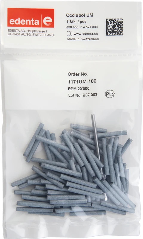 Titan Polierer  Packung  100 Stück unmontiert, grau, Figur 114, 22 mm, ISO 030