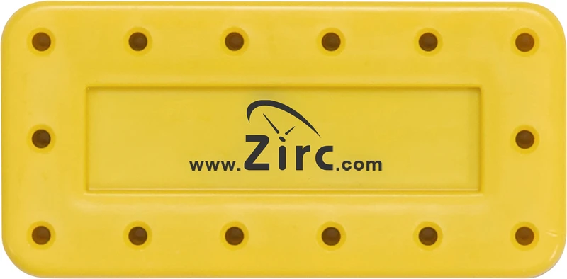 Bohrerständer  Stück  für 14 Instrumente, neongelb, 7,5 x 3,8 x 1,3 cm