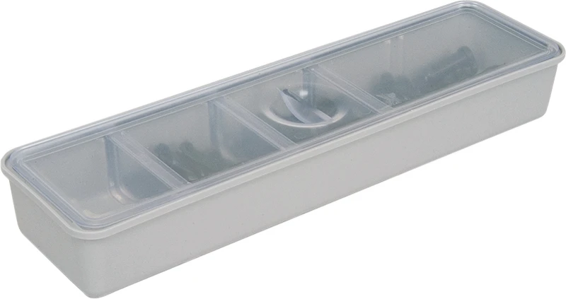 Kleinteilebehälter mit Deckel  Stück  langer Kleinteilebehälter 21,3 x 5,7 x 2,9 cm