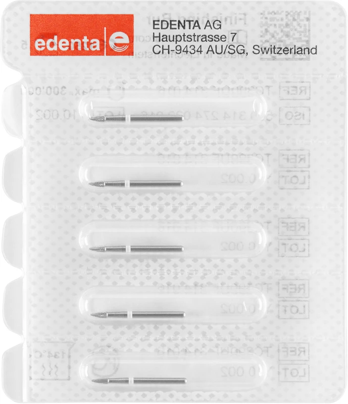 HM-Finierer TC390  Packung  5 Stück weiß, 30 Schneiden, FG, Figur 274 Flamme, 3,5 mm, ISO 016