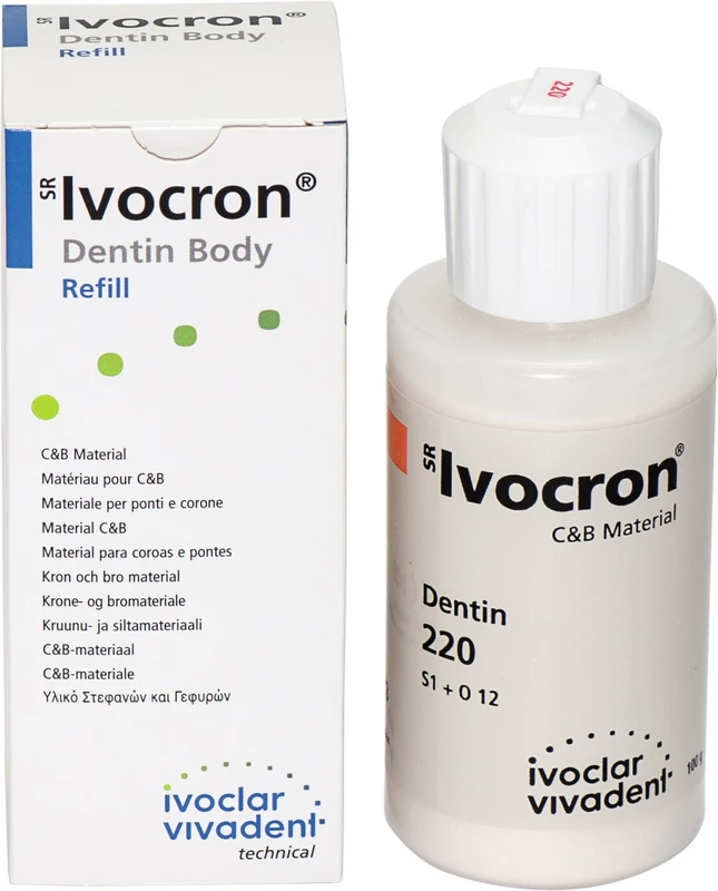 SR Ivocron®  Flasche  100 g Pulver dentin 220\1D