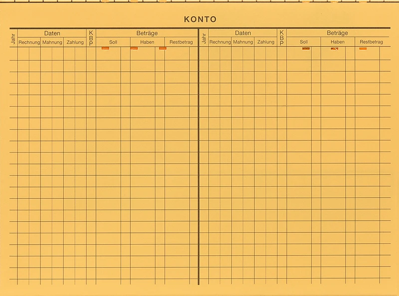 System Karteikarten A5  Packung  200 Stück gelb