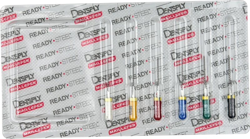 READYSTEEL K-Files  Sortiment  6 Stück 21 mm ISO 045-080