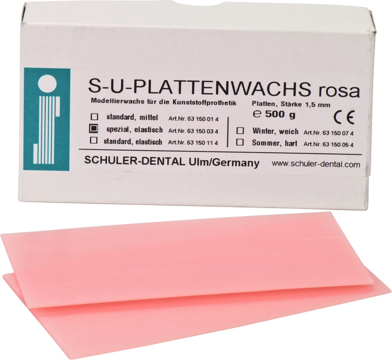 S-U-PLATTENWACHS    Packung   500 g Spezial, elastisch