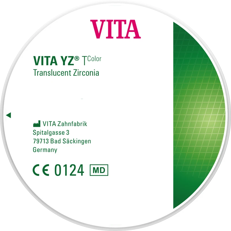VITA YZ® T Color DISC  Stück  Ø 98,4 mm, H 20 mm, LL1 light