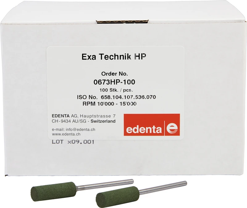 Exa Technique  Packung  100 Stück grün grob, HP, Figur 107, 20 mm, ISO 070