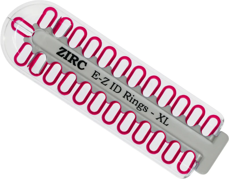 EZ-ID Markierungsringe  Packung  25 Stück neonpink, Ø 9 mm