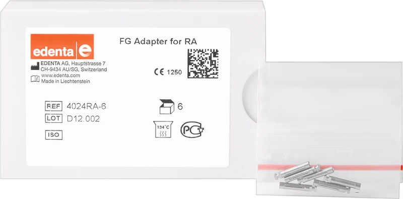 Adapter FG  Packung  6 Stück von FG auf RA, Länge: 13 mm, ISO 016