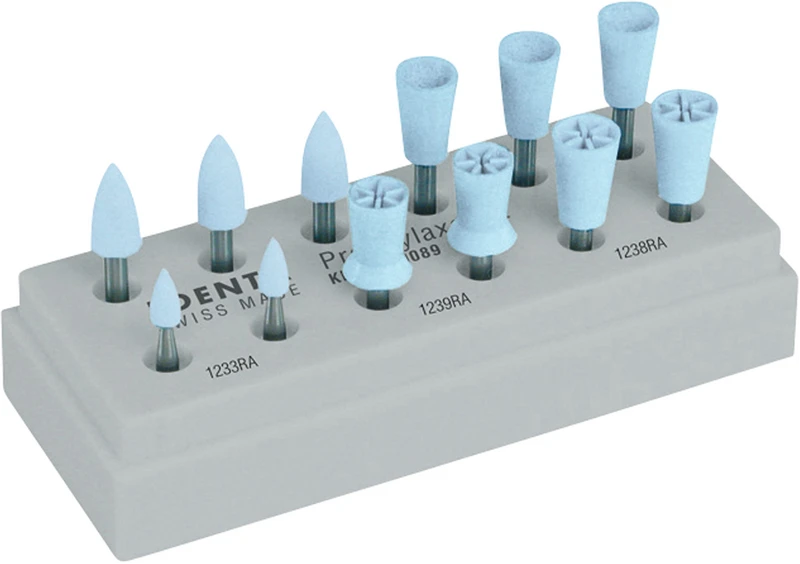 Prophy Polierer Pasteless  Kit  12 Stück blau (ISO 050, 030, 060)