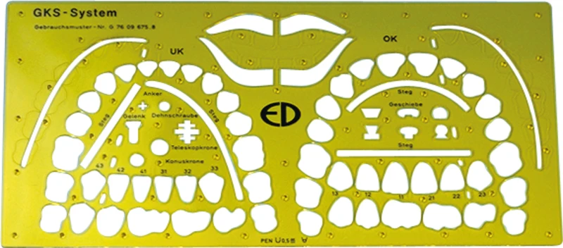 S-U-GKS-System-Schablone  Stück