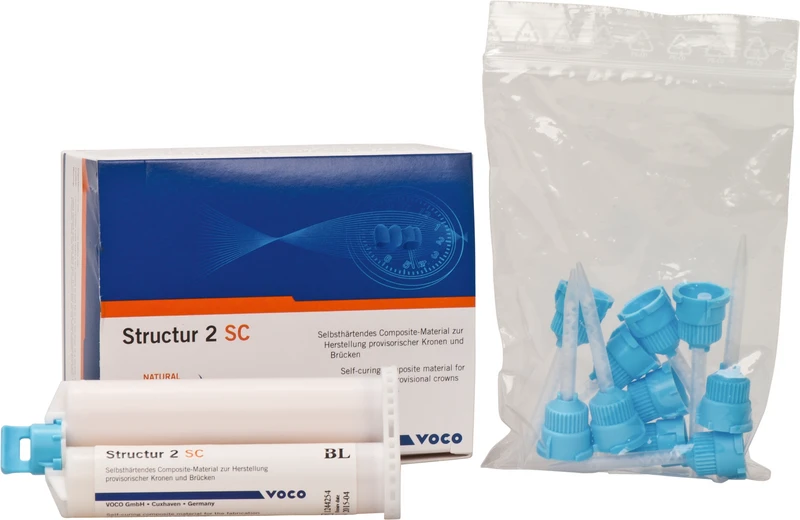 Structur 2 SC  Packung  75 g Doppelkartusche BL, Mischkanülen Typ 6