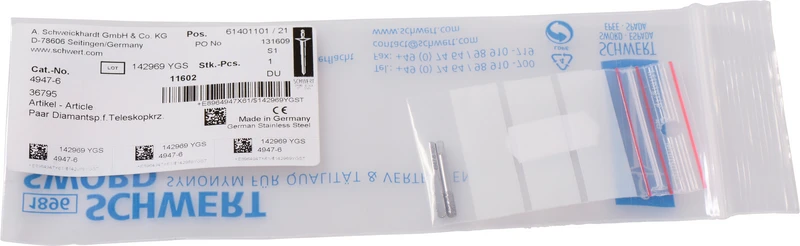 Diamantspitzen  Packung  2 Diamantspitzen, 4947-6