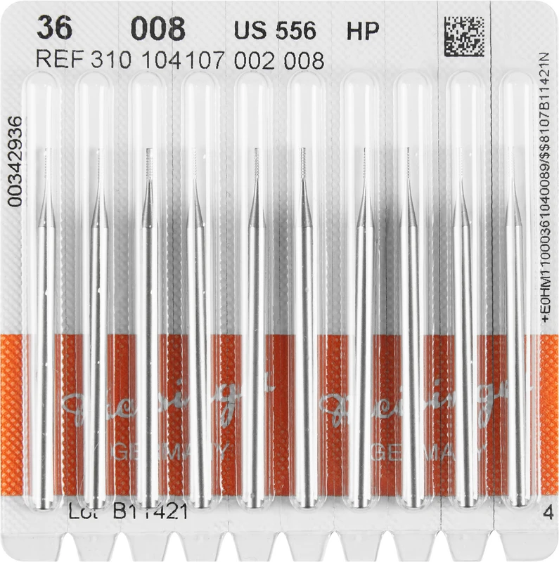 Stahlbohrer 36  Packung  10 Stück HP, Figur 107, 3,6 mm, ISO 008