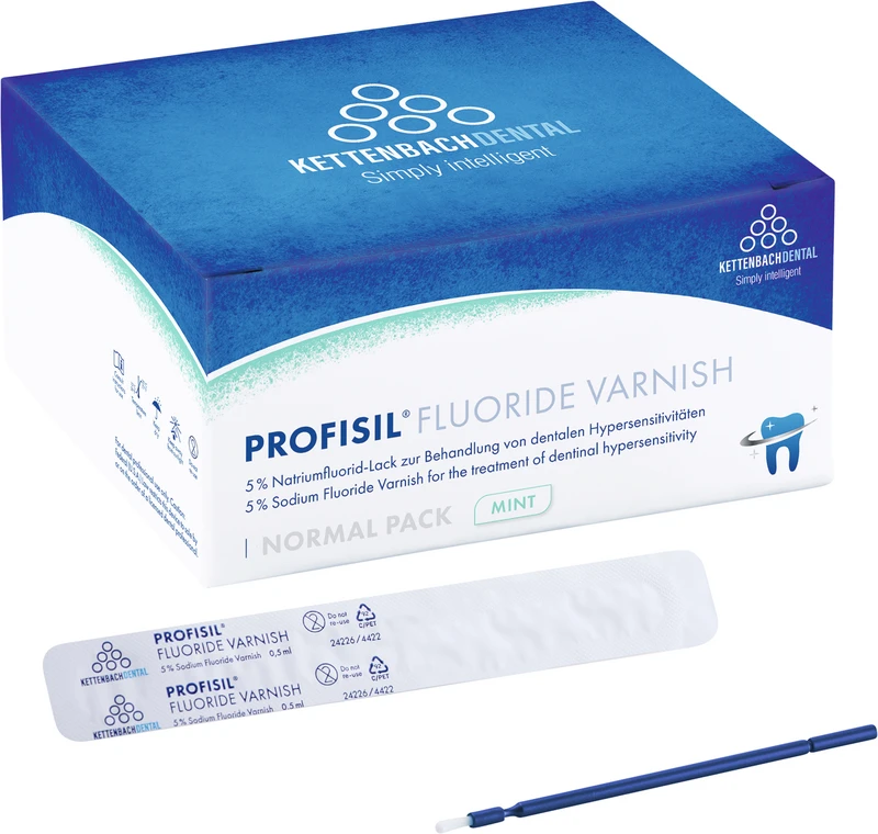 Profisil® Fluoride Varnish   Packung  50 Stück 0,5 ml, Minze