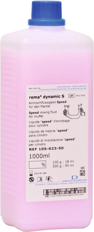 rema® dynamic S  Flasche  1 Liter Flüssigkeit speed