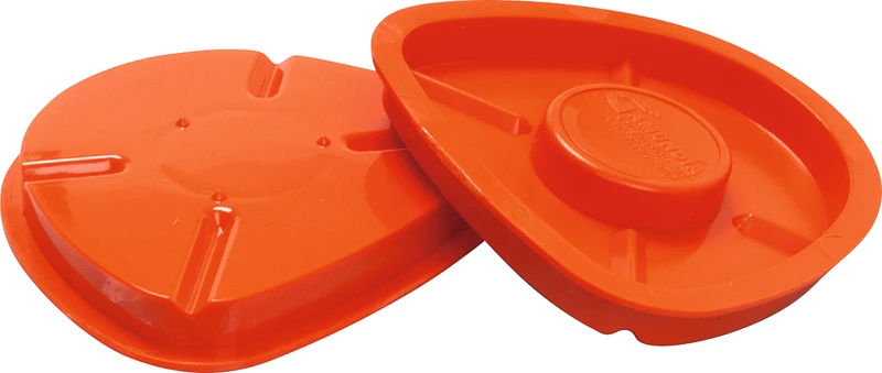 Splitcast-System  Packung  2 Formplatten groß, rot