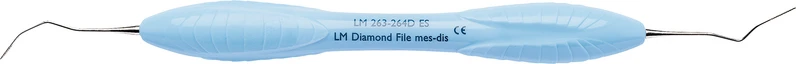 LM Diamantfeile\Furkationsfeile   Stück  hellblau, mesial-distal, LM-ErgoSense® Griff