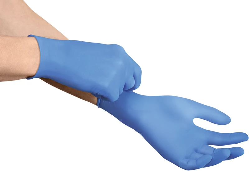 Peha-soft® nitrile  Packung  50 Paar puderfrei, blau, S