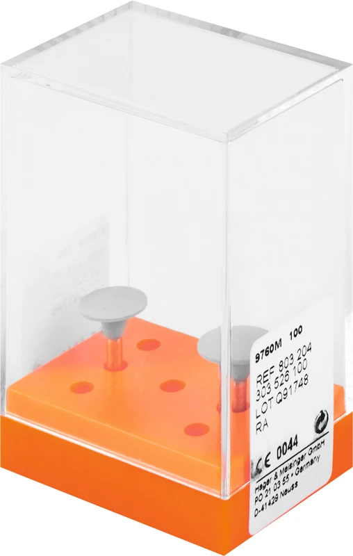 Diamantpolierer 9760  Packung  2 Stück rosa mittel, RA, Figur 303, 2,5 mm, ISO 100