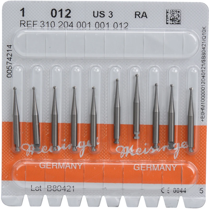 Stahlbohrer 1  Packung  10 Stück RA, Figur 001, ISO 012