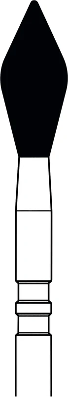 K-Diamanten FG  Packung  5 Stück 2 x blau, FG, Figur 033, 7 mm, ISO 031