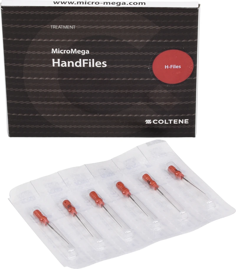 B6 H-Files  Packung  6 Stück 25 mm, ISO 025