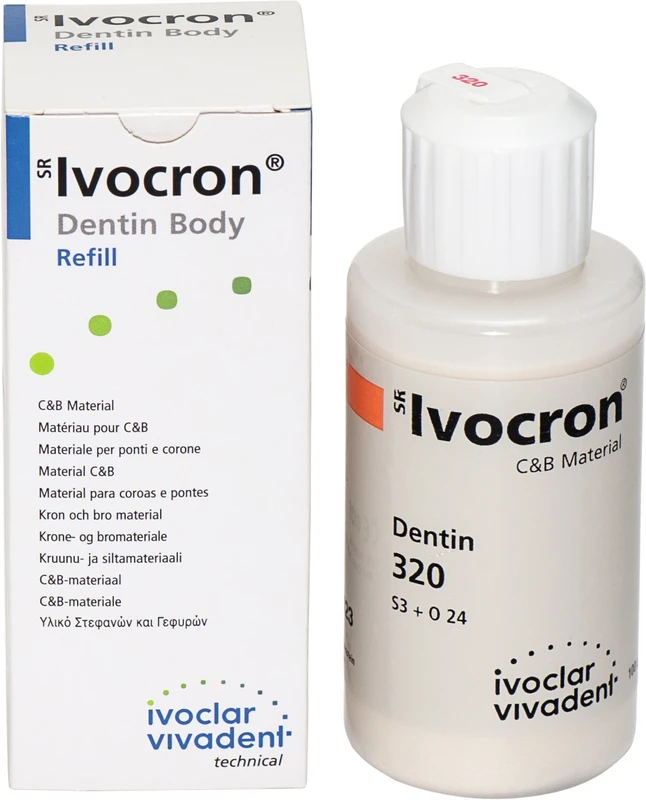 SR Ivocron®  Flasche  100 g Pulver dentin 320\5B