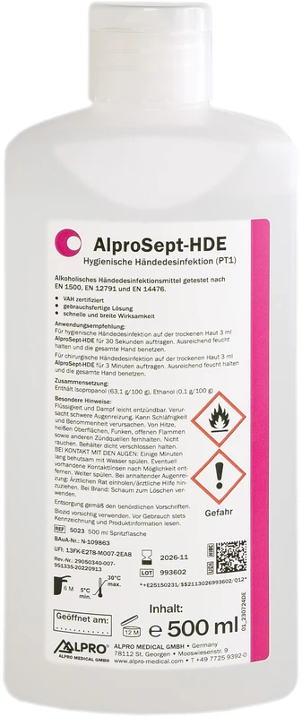 AlproSept-HDE  Flasche  500 ml