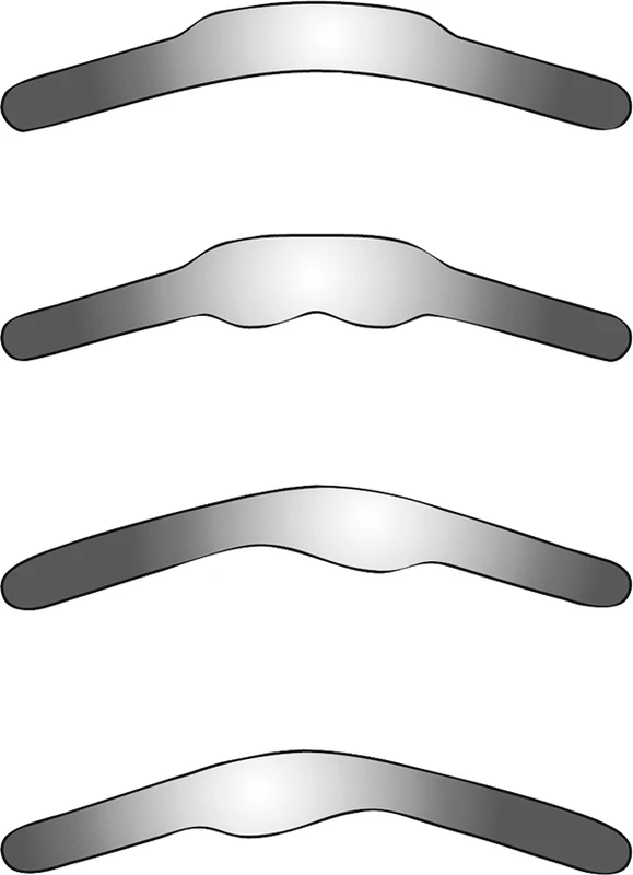 Anatomische Matrizen  Packung  30 Stück für Prämolare, OD Kavität