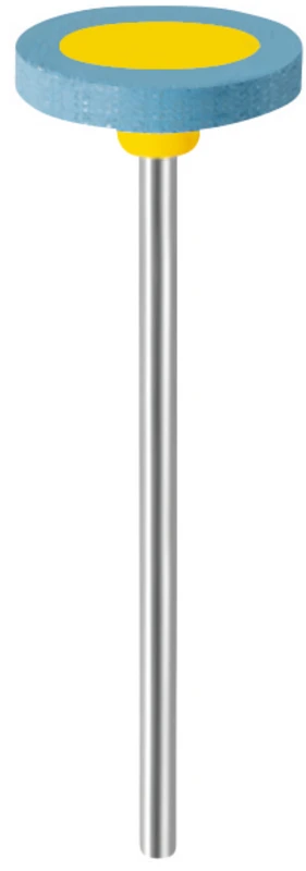 EVE DIAPOL®  Stück  blau grob, HP, Figur Rad, 14,5 x 2,5 mm