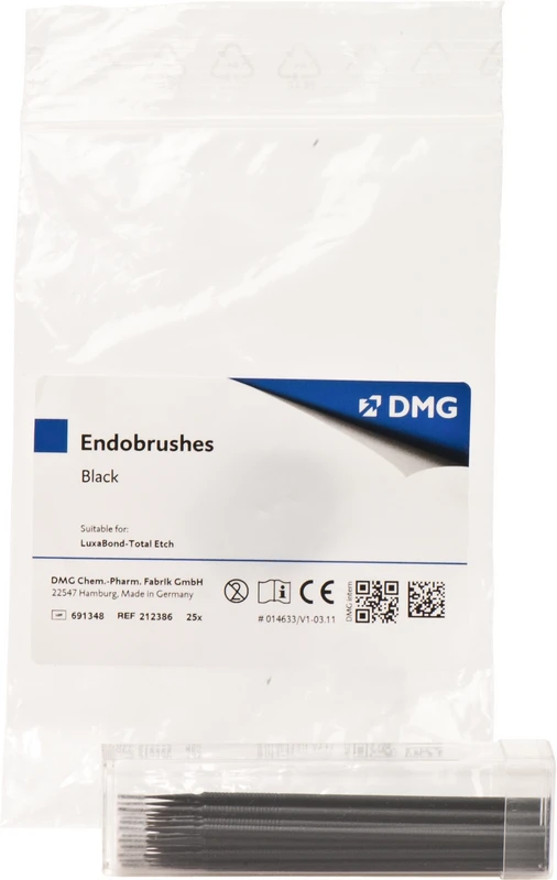 LuxaBond Endopinsel  Packung  25 Stück black