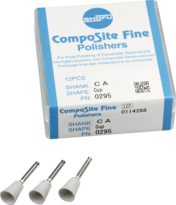 CompoSite  Packung  12 Stück weiß fein, RA, Figur Kelch, ISO 080