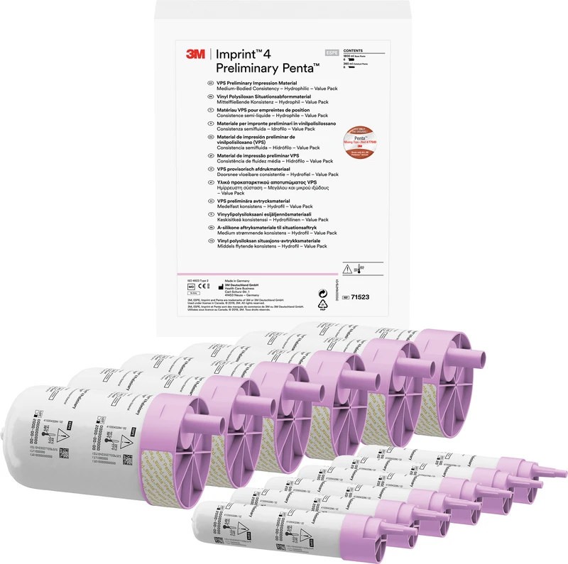 Imprint 4 Preliminary Penta  Value Pack  6 x 300 ml Basis, 6 x 60 ml Katalysator