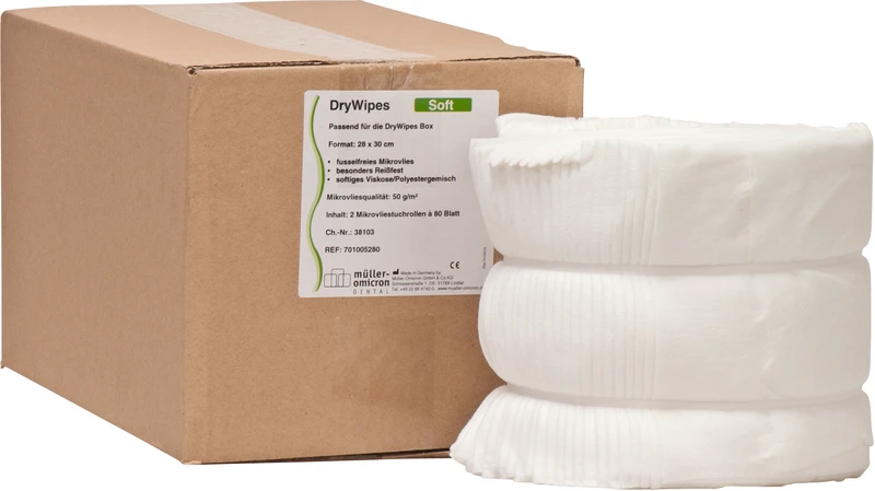 DryWipes soft   Packung  2 x 90 Stück 280 x 300 mm, Soft