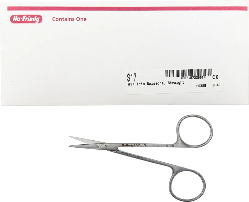 Scheren nach Iris  Stück  S17, gerade, fein