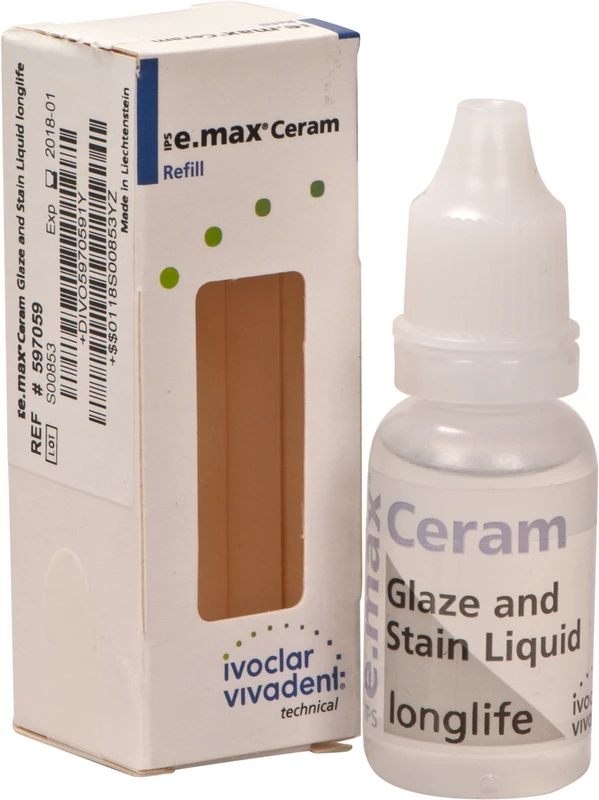 IPS e.max® Ceram Flüssigkeiten  Flasche  15 ml Glasur- und Malfarbenliquid longlife