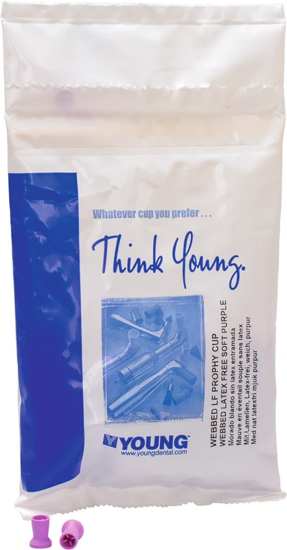 Young Traditional Web Snap-On  Packung  144 Stück lila, lang, weich