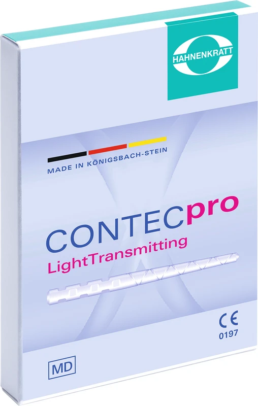 CONTECpro   Standard Set  2 Kanalerweiterer, 5 Kalibrierbohrer, 21 Stifte, 1 Box leer, 1 Messschablone