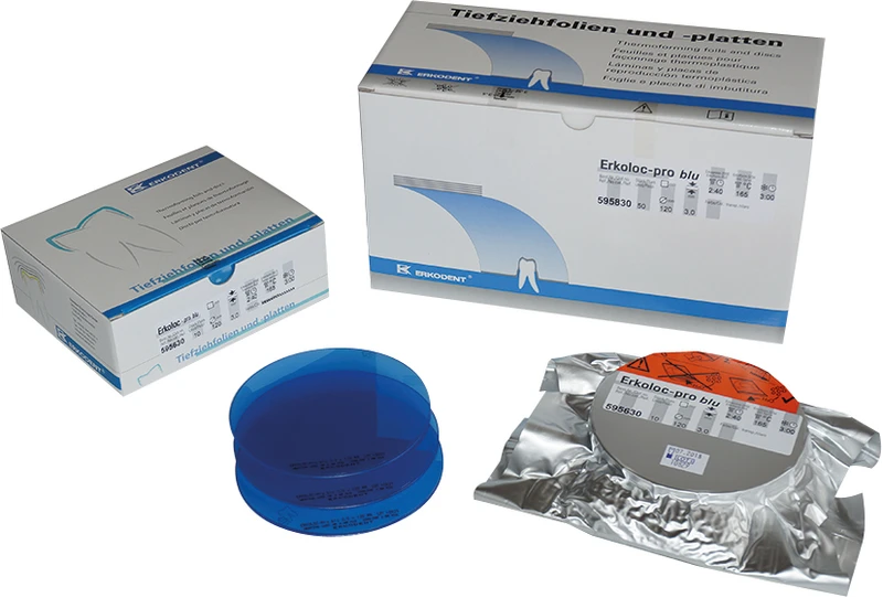 Erkoloc-pro blu  Packung  10 Stück Ø 120 mm, Stärke 4 mm