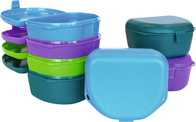 Schienen\Retainerboxen  Packung  12 Stück tief sortiert