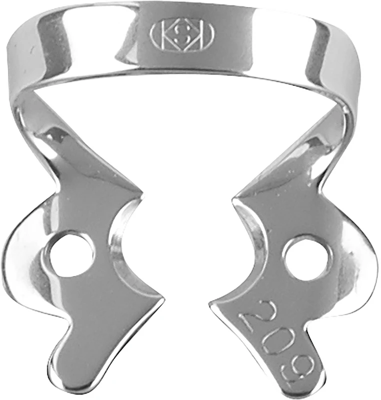 Fit-Kofferdam® Prämolarenklammern mit Flügeln  Stück  Nr. 209