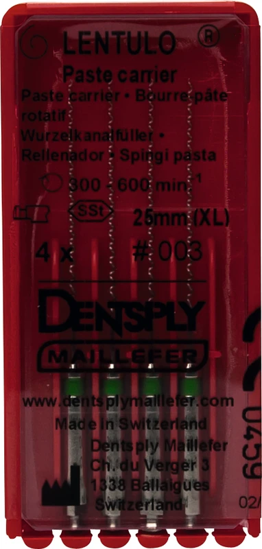Wurzelkanalfüller   LENTULO®    Packung  4 Stück 25 mm, Gr. 3