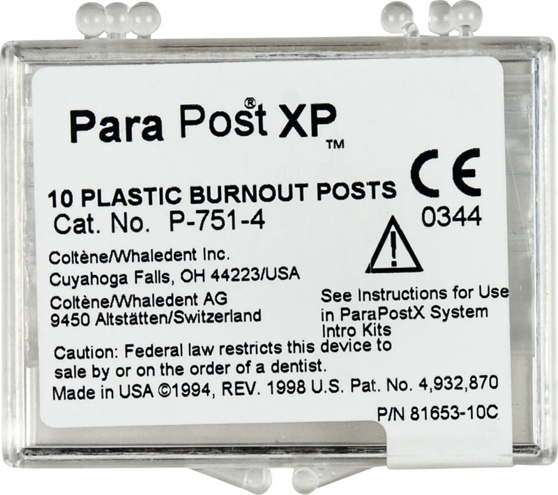 ParaPost® XP Ausbrennstifte  Nachfüllpackung  10 Stück Ø 1 mm